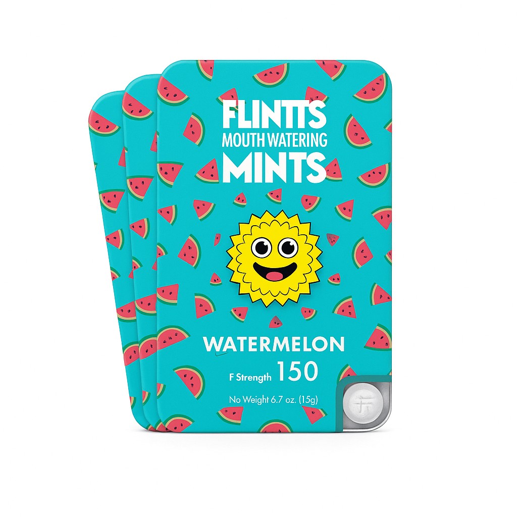 Flintts Mouth Mints Cool Watermelon - F-Strength 150 3 for $20
